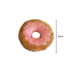 Strawberry Donut Plush Dog Toy