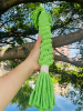 Large Apple Green Handmade Macrame Candy Rope for Big Dogs