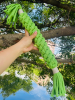 Large Apple Green Handmade Macrame Candy Rope for Big Dogs