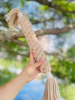 Large Beidge Handmade Macrame Candy Rope for Big Dogs (Copy)
