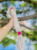 Large Cream White Handmade Macrame Candy Rope for Big Dogs